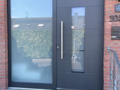 PaX Aluminium-Haustür mit breitem Seitenteil