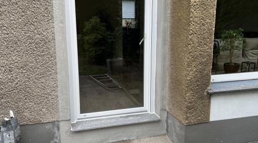 Balkontür in Recklinghausen mit Abbruch der Brüstung